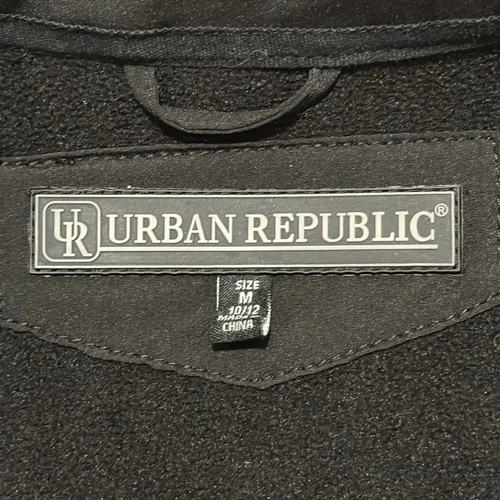URBAN REPUBLIC Boys Dressy FALL / SPRING Black Jacket Size M (10/12)